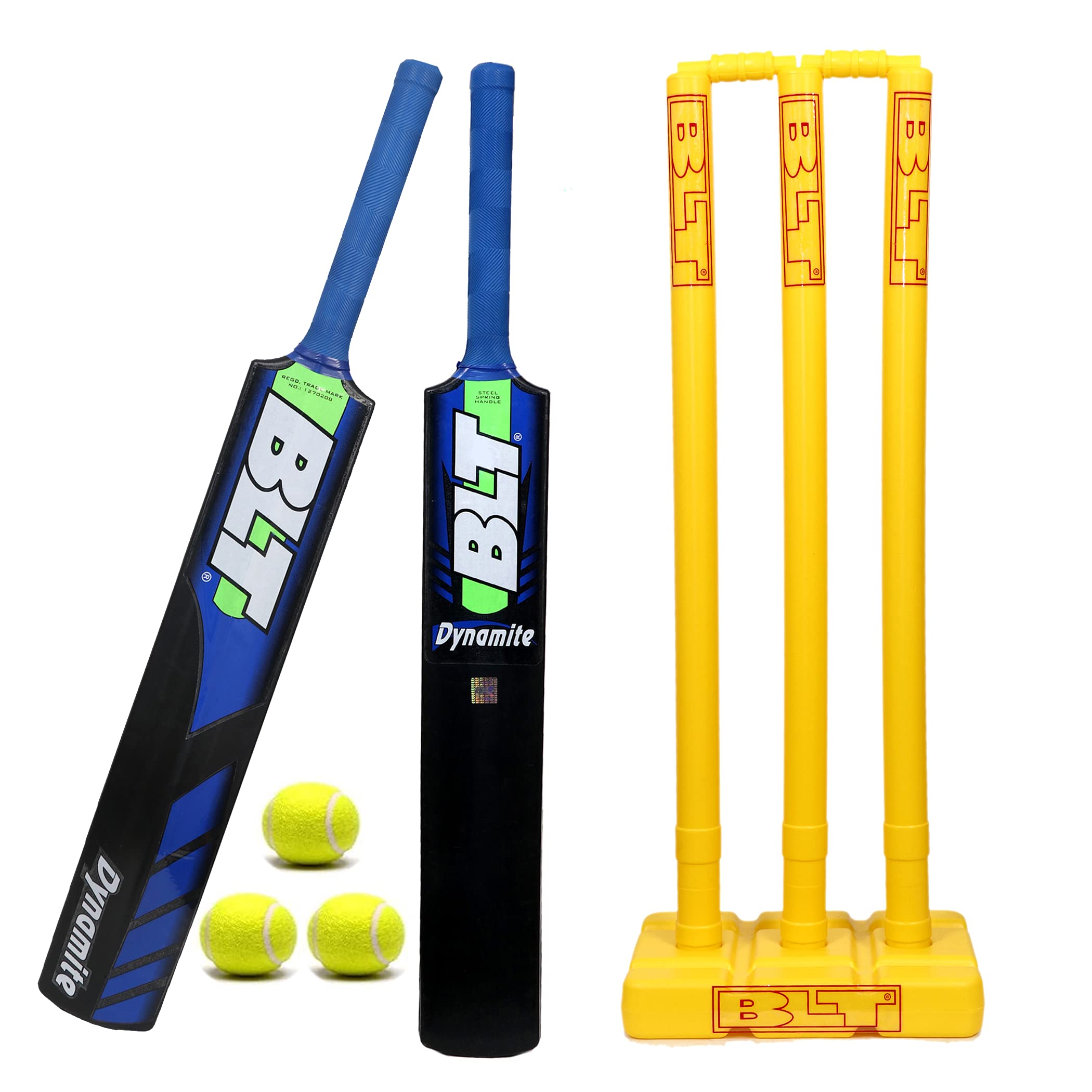 Buy BLT Hard Plastic Cricket BAT Dynamite pro Hard Plastic BAT Alloy BAT for Tennis Ball for 12