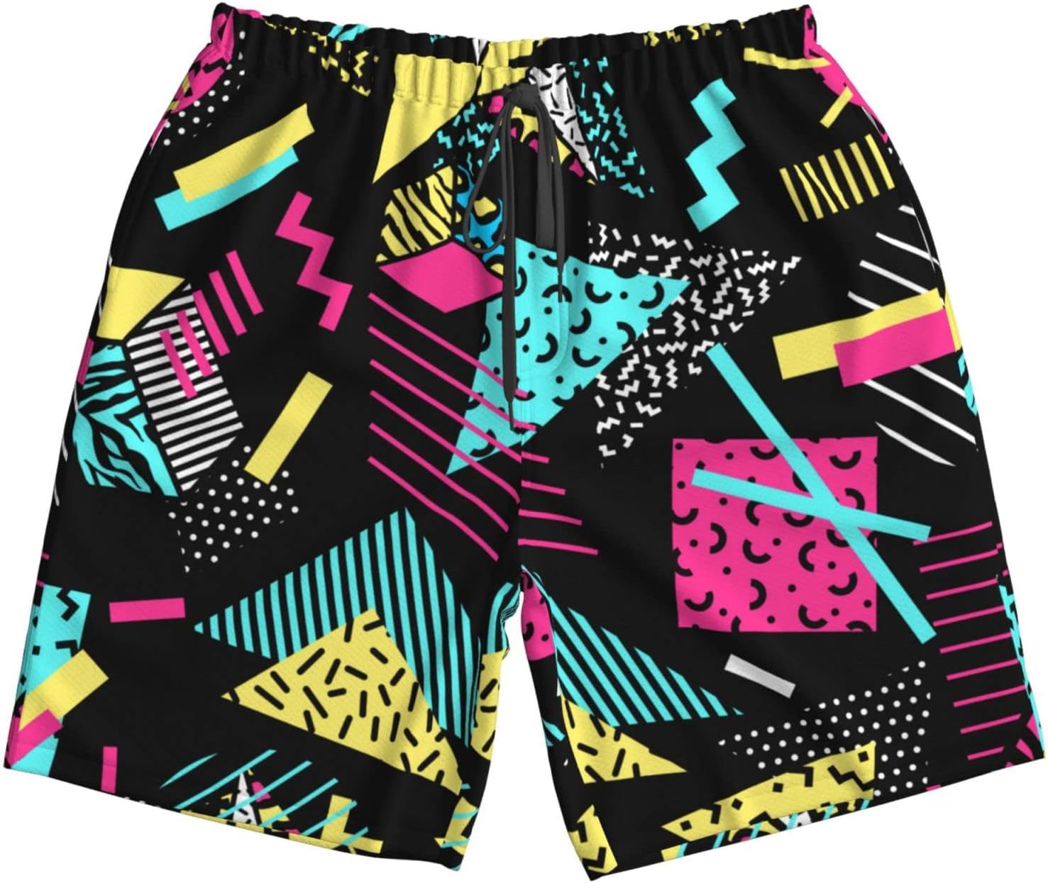 FREEHOTU Men's Swim Trunks Beach Board Shorts Quick Dry Swimwear Sports with Pockets - Image 3