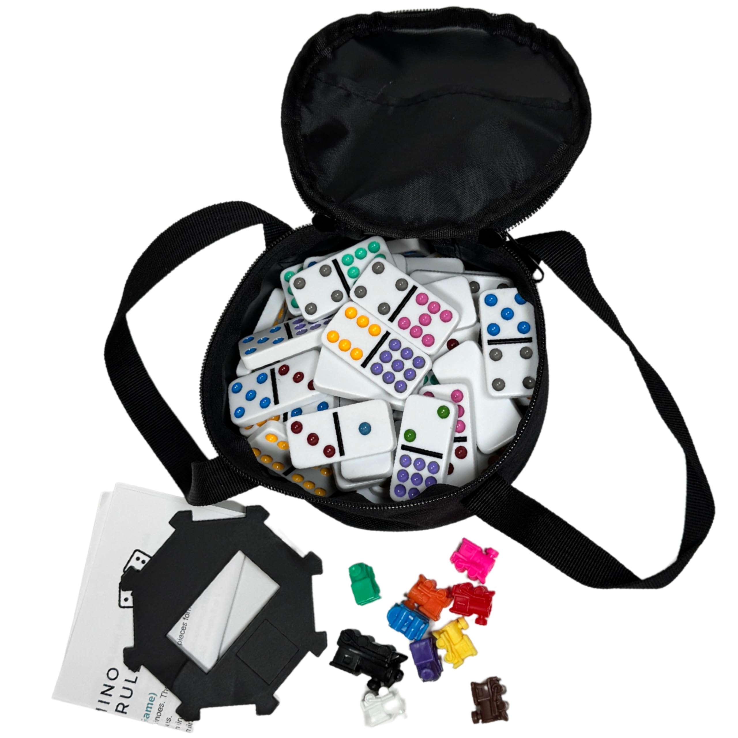 Amazon.com: Travel Domino Set for adults – Double 9 Dominoes with