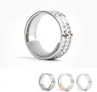 117-Piece Ring Size Adjuster Kit for Loose Rings – 3 Sheets, 8 Sizes | Invisible Ring Reducer & Tightener for Women & Men | Skin-Friendly Silicone & EVA Guards (Transparent, Gray, Nude)