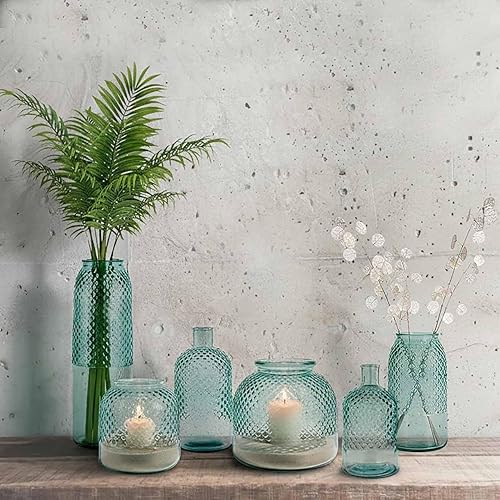 Miniatura 6 de Couronne Co. G5948 - Contenedor de vidrio reciclado de diamante de 9 12", 1 pieza