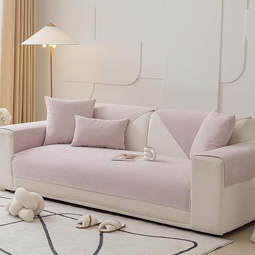 Funda de sofá divertida y esponjosa, lavable, suave para sofá, funda protectora de muebles, funda de sofá no pegajosa para gatos y mascotas, fundas