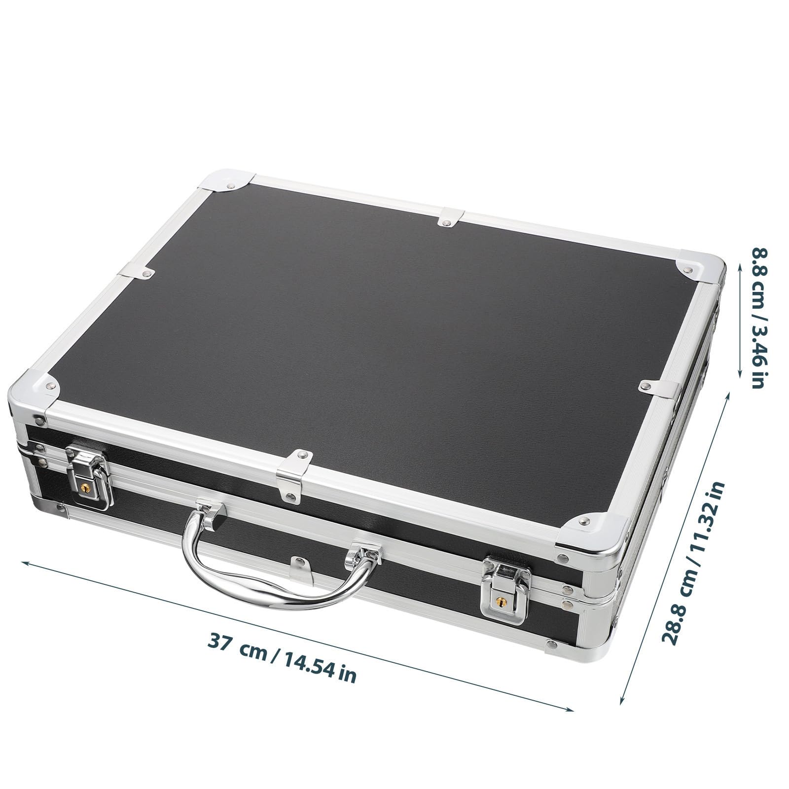 SHINEOFI Boîte à Outils Mallette Multifonction en Alliage D'aluminium Grosse Capacité Serrure à Code pour Rangement de Remède et Cosmétiques, Maison Déplacements