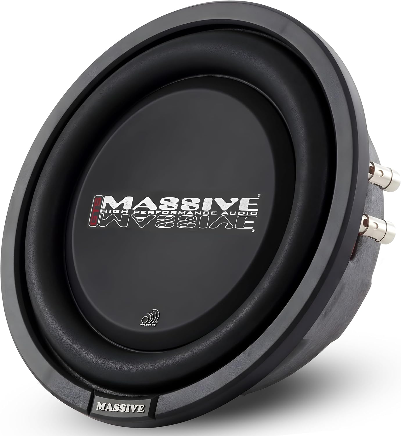 Massive Audio GTS8-8 200 Watts RMS / 400w MAX Dual 4 Ohm Shallow Mount Slim Car Subwoofer
