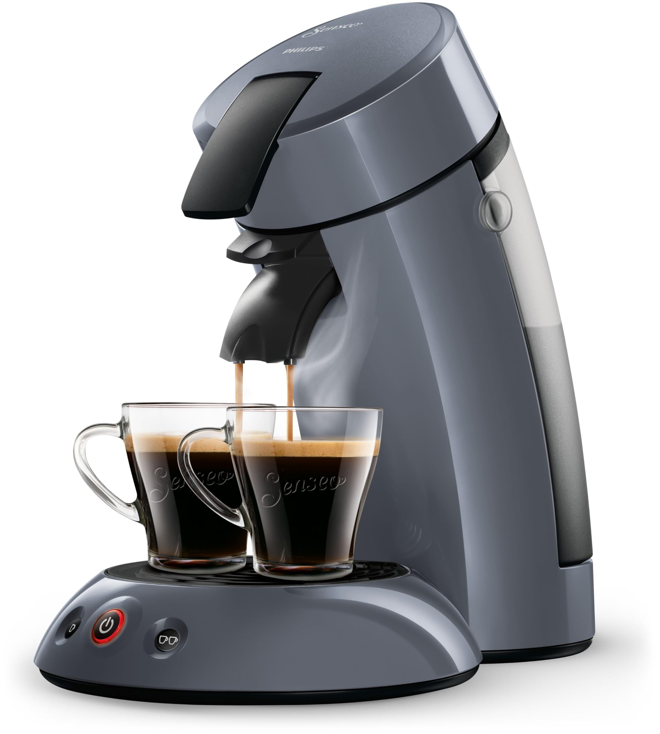 Philips HD7806/51 - Cafetière à dosettes Senseo Original - 1450W - 1 ou 2 tasses - CREMA PLUS - arrêt automatique - réservoir 0,7 L - Bleu Mystique