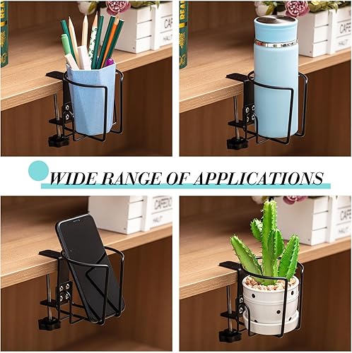 Miniatura 5 de Soporte grande para tazas de escritorio, 3 unidades, antiderrames, soporte para tazas, clip para bebidas, para botella de café, tazas, accesorios de