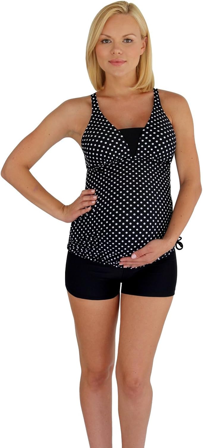 Mermaid Maternity Women's Maternity V Insert Tankini Top