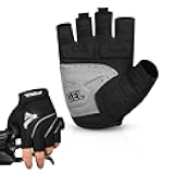 ATERCEL Cycling Gloves with Padded SBR for Road & Mountain Biking - Breathable, Elastic Back, Men & Women's Bicycle Gloves