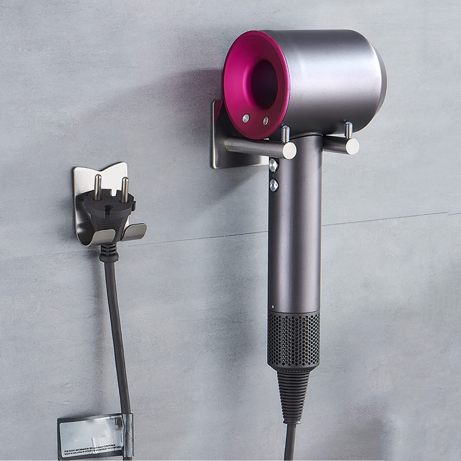 Support adhésif pour sèche-cheveux Dyson Supersonic, fixation murale sans perçage pour salle de bain