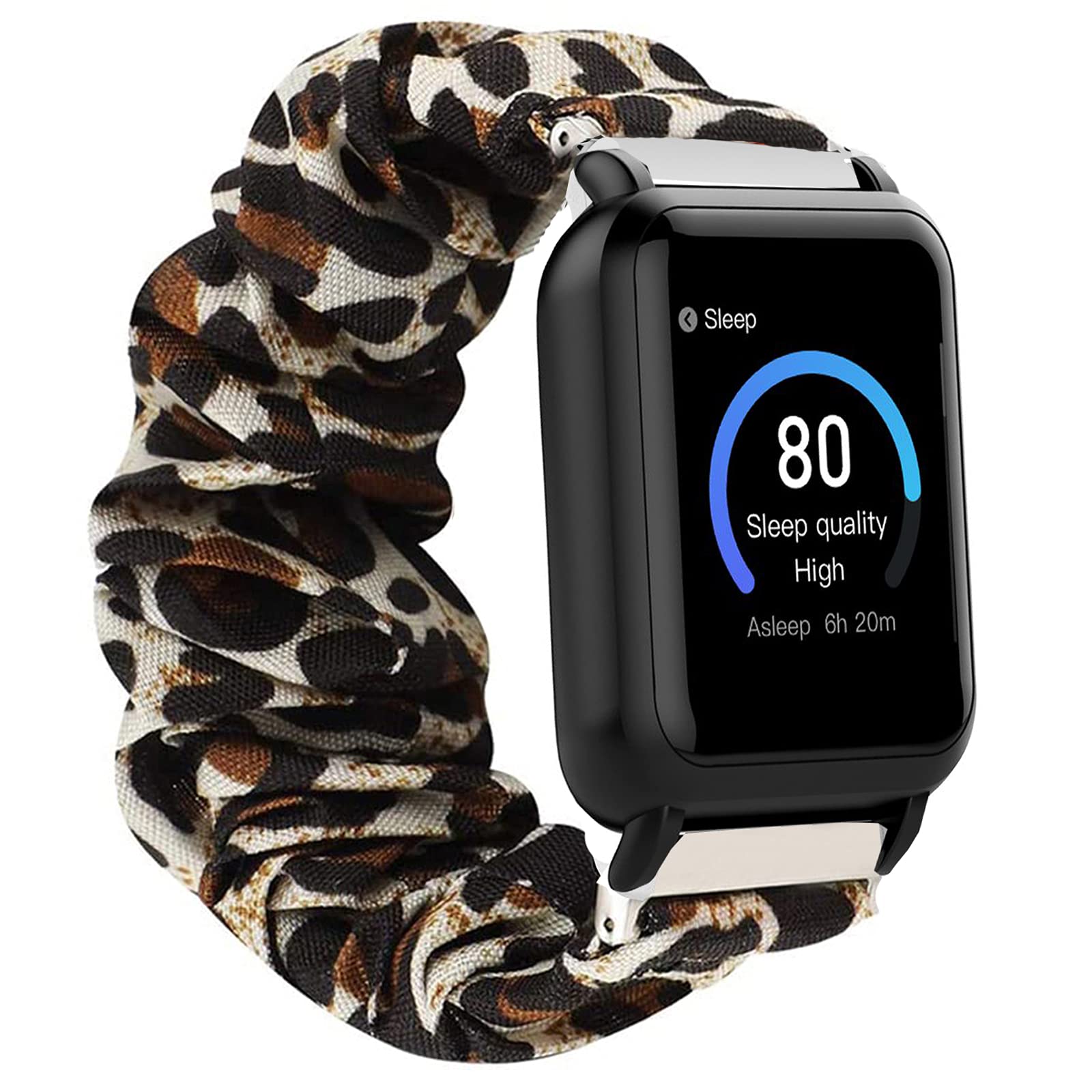 Bracelet Tissu Confort Lamshaw pour 3 Plus Vibe Plus Léopard