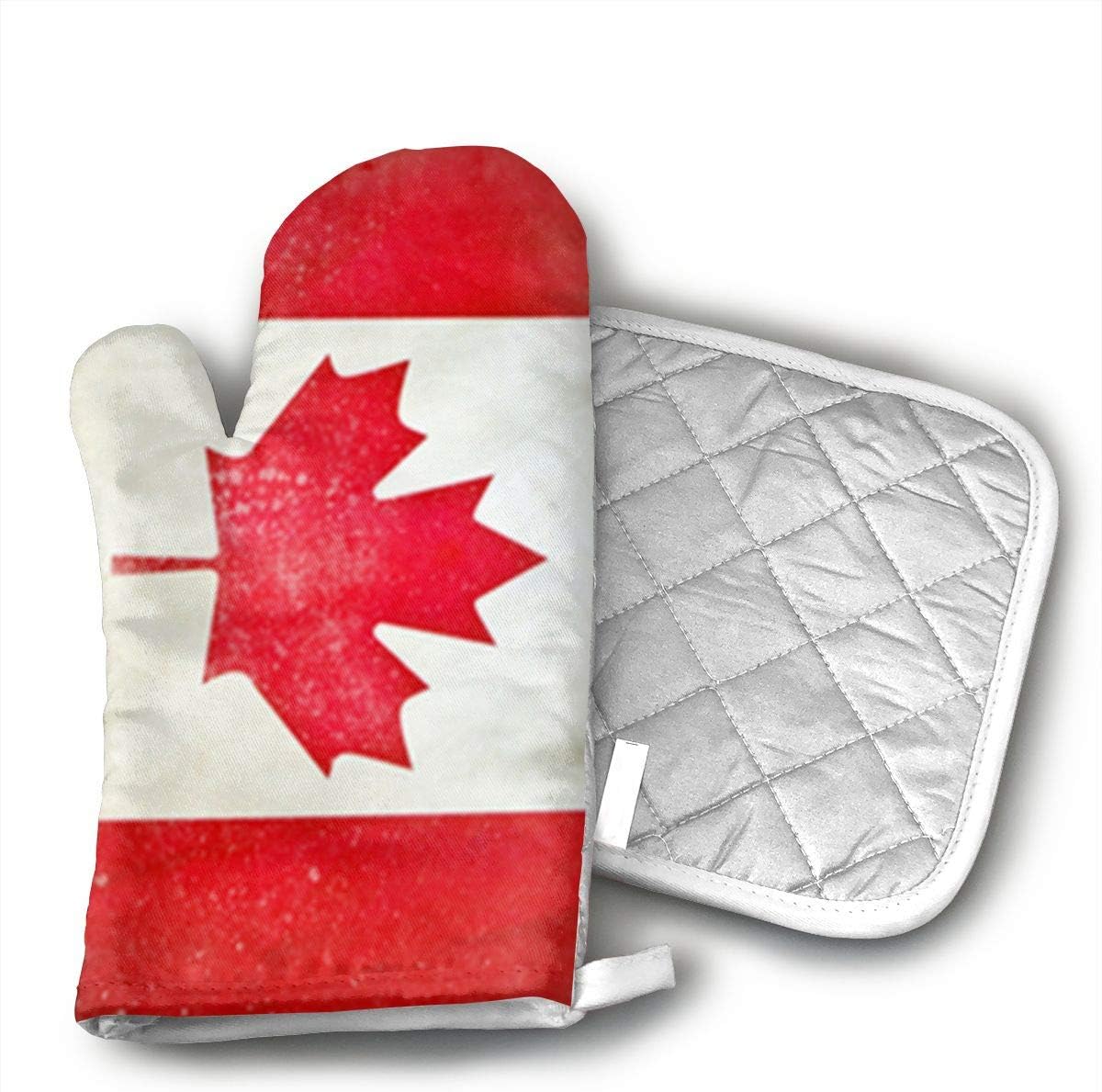 SDBSRG Canadian Flag Fish Oven Gloves and Mattresses