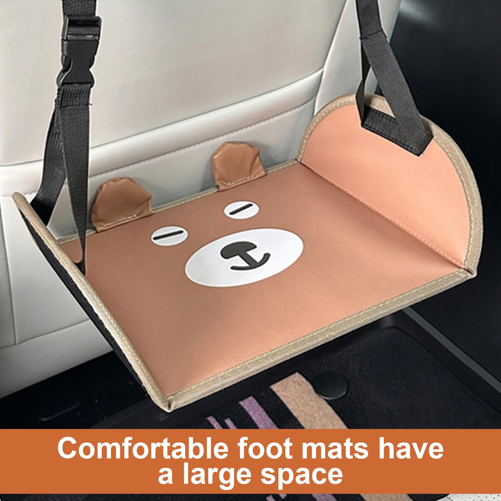 Reposapiés para niños, soporte de pie ajustable, accesorios de viaje para aviones y coches, útiles aparatos aeroplanos para hacer viajes de larga distancia, fácil y cómodo