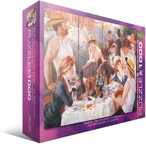 EuroGraphics Almuerzo de la parte navegante de Pierre Auguste Renoir - Rompecabezas de 1000 piezas