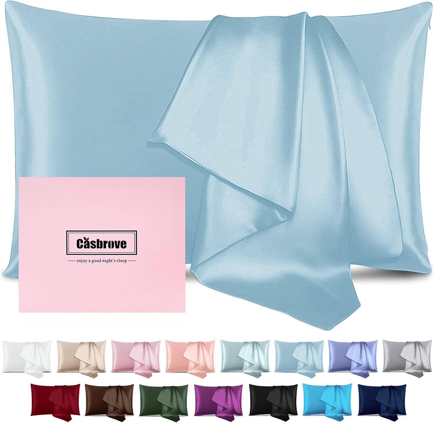 Silk Pillowcase for Hair and Skin Mulberry Silk Pillowcase
