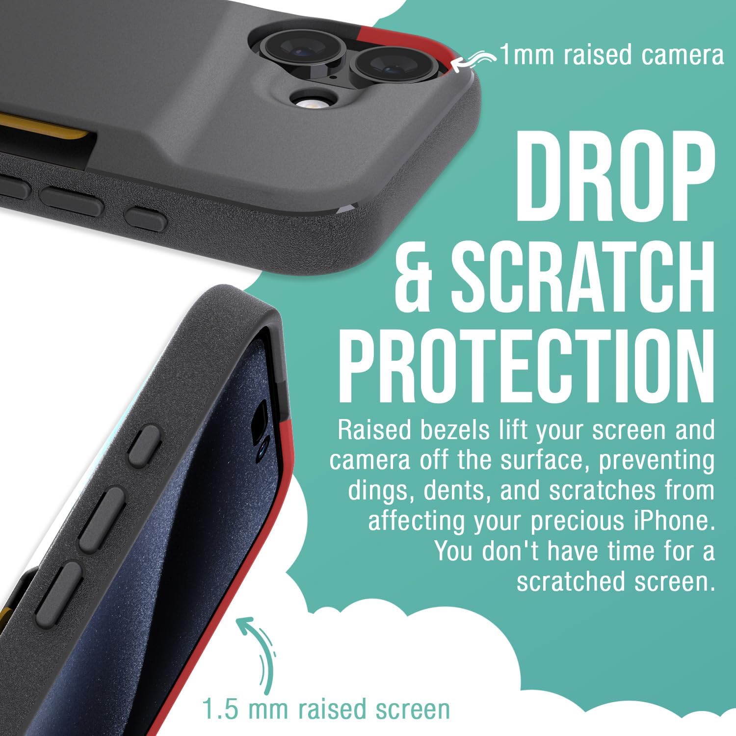 Smartish - Leaf Me Alone - iPhone 16 Wallet Case - Wallet Slayer Vol 1 [Slim + Protective] Credit Card Holder - Fits iPhone 16