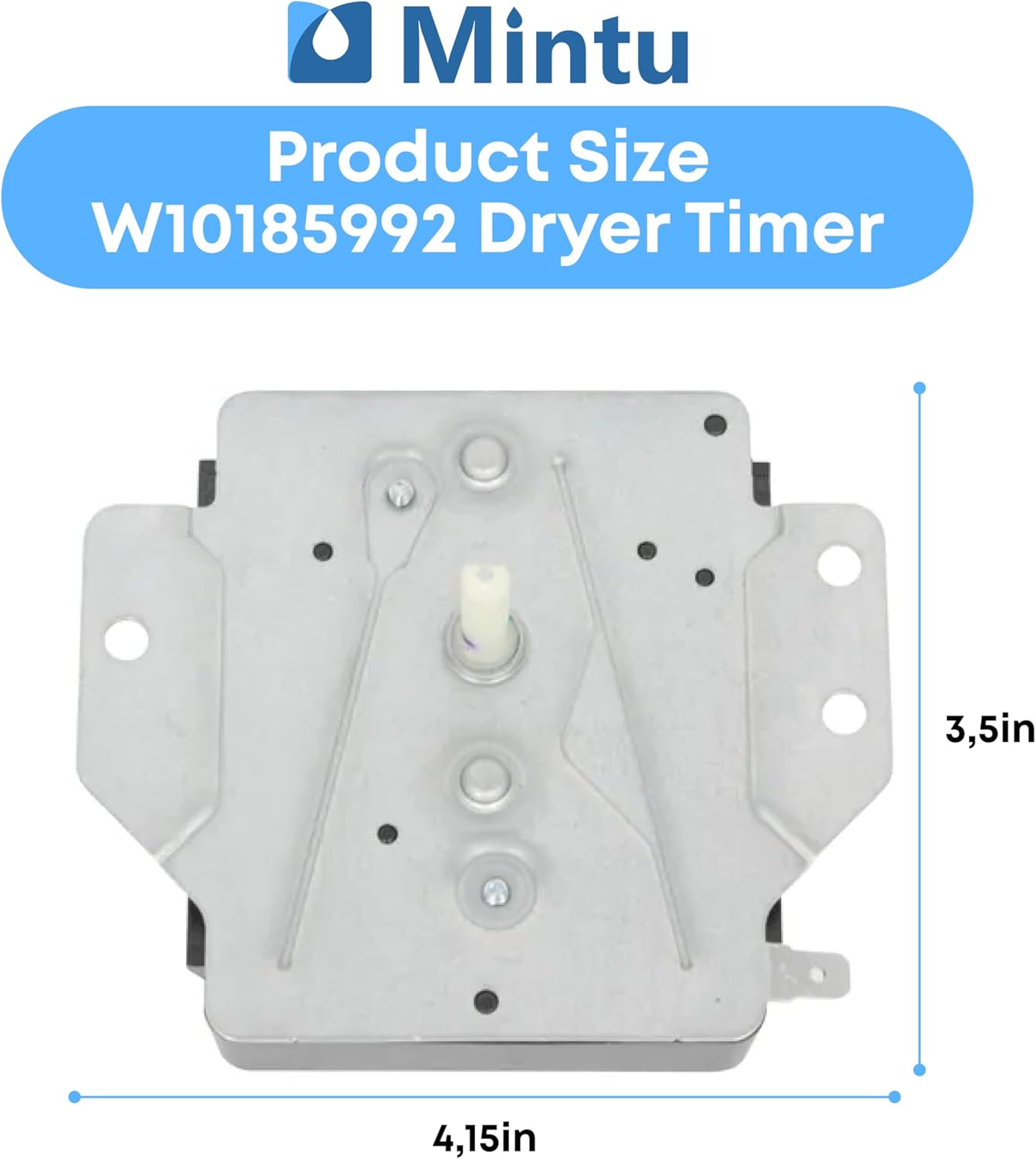 W10185992 Dryer Timer Replacement – Compatible with Whirlpool Kenmore Maytag 115V 60Hz WPW10185992 OEM Fits WED5000DW1 WGD4975EW1 MEDC465HW0 High Quality Kenmore Timer Replacement Part