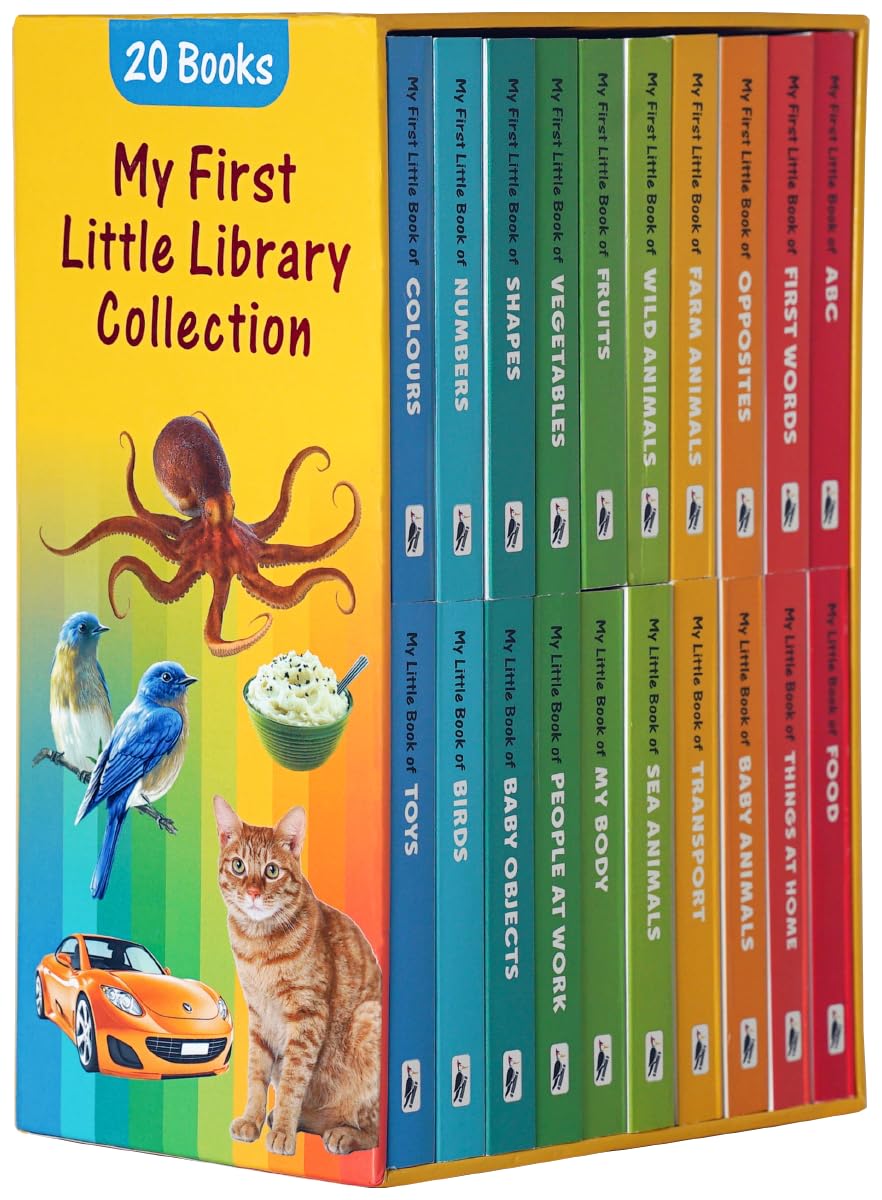 My First Learning Library Collection: Boxset of 20 Board Books