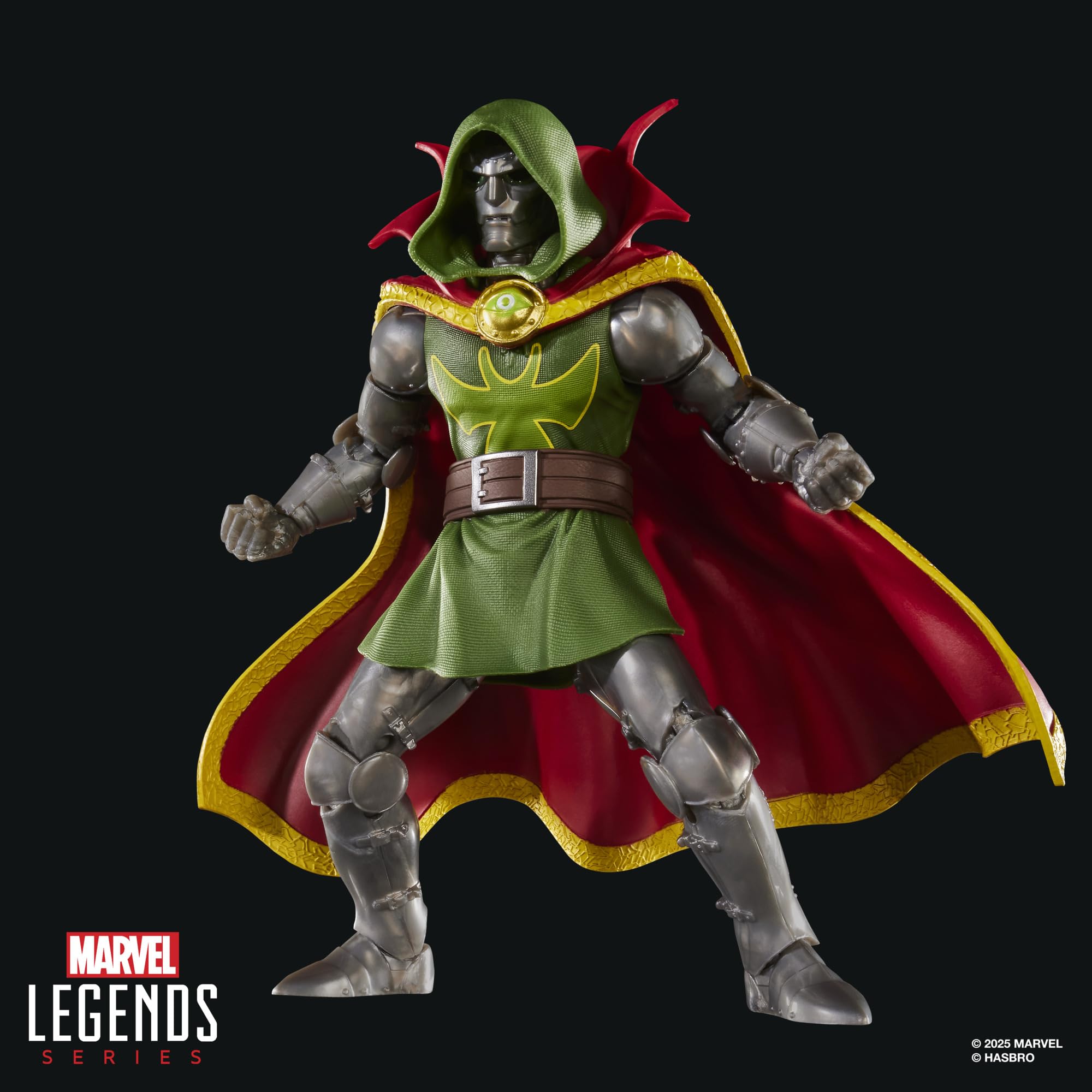 Hasbro Marvel Legends Series - Imperatore Destino, action figure ispirata ai fumetti dei Fantastici Quattro