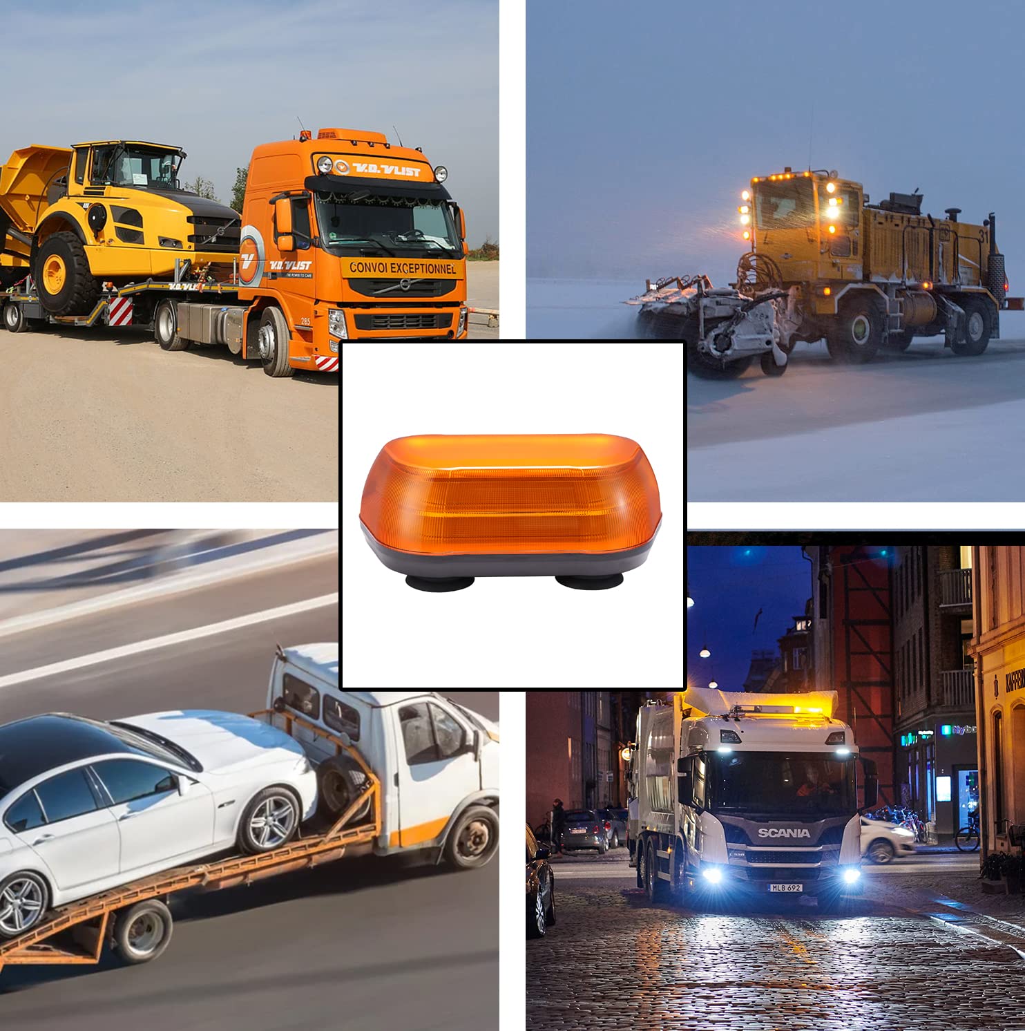 Ryme Automotive Ponte Illuminazione a LED OMOLOGATO R65 TA2 - Ambra - Lunghezza 394 mm LED Alta Visibilità - Emergenza Ponte Prioritario per Trasporti Veicoli Speciali