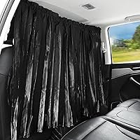 Vista 10 de ZATOOTO Cortinas magnéticas para ventana lateral de automóvil, paquete de 4 cortinas magnéticas para privacidad para ventanas de automóvil
