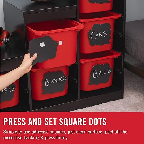 Miniatura 4 de VELCRO Brand Cuadrados de montaje + puntos VELCRO Brand con adhesivo