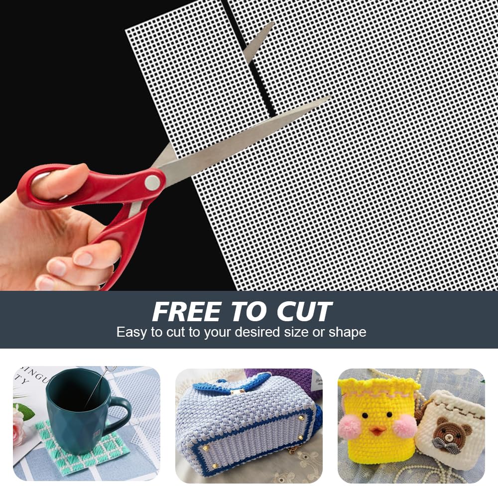 FREEBLOSS DIY Netztaschen Set Aus Kunststoff Canvas Produktbild-Vorschau 8