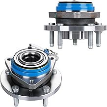 BDELI Front 2WD AWD Wheel Bearing and Hub Assembly 513121 Replacement for 00-11 Chevy Impala, 00-07 Carlo, 97-08 Pontiac Grand Prix, 06-09 DTS, 05-09 Buick Lacrosse, 5 Lug w/ABS 12429204 19235760
