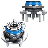 BDELI Front 2WD AWD Wheel Bearing and Hub Assembly 513121 Replacement for 00-11 Chevy Impala, 00-07 Carlo, 97-08 Pontiac Grand Prix, 06-09 DTS, 05-09 Buick Lacrosse, 5 Lug w/ABS 12429204 19235760