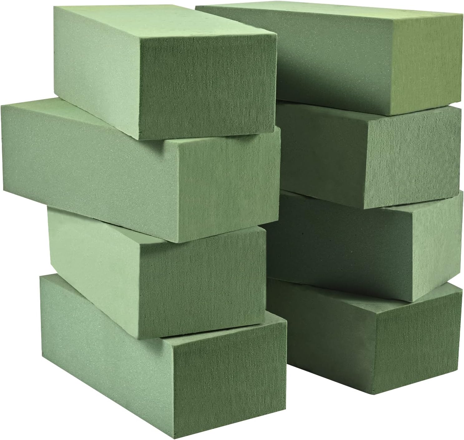 GlyinnHe 8 PCS Floral Foam Bricks Wet Green Florist