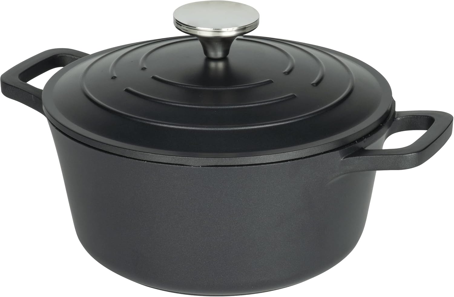 Commichef XR-720BK 20cm Cast Aluminium Round Casserole Dish