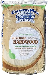 CountryMax Natural Shredded Hardwood Mulch, 2 Cu. Ft.