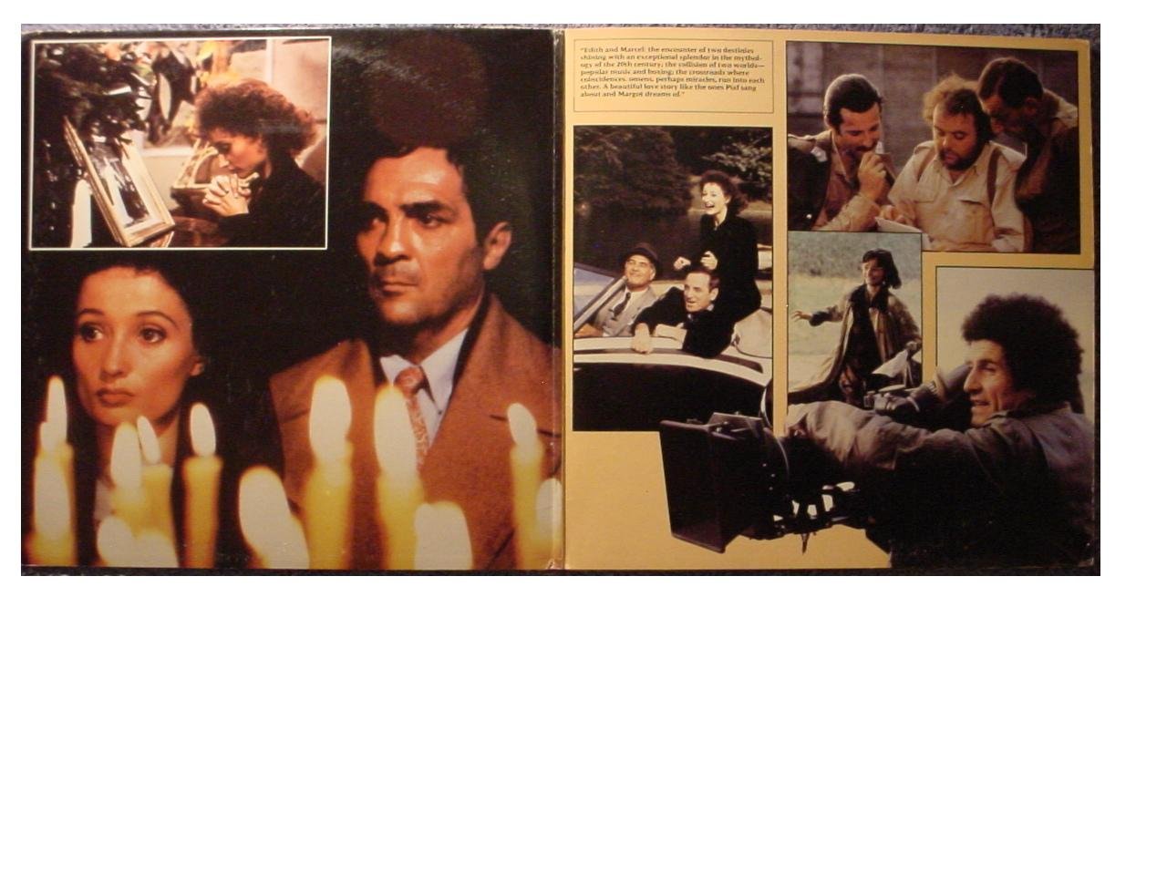 Rare Edith & Marcel Original Motion Picture Soundtrack Promo Issue Stereo 2 Lp Set & Original Gate-fold Cover - Claude LeLouch - Atlantic Records 1983
