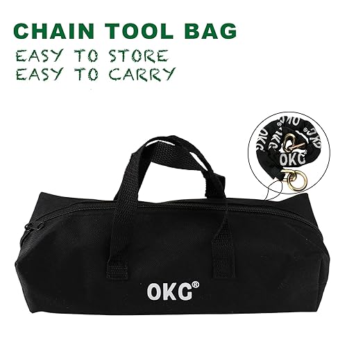 Miniatura 4 de OKG Cadena de seguridad ultra resistente, 3.9 pies x 12 pulgadas (0.472 in) de grosor a prueba de cortes, cadena de bloqueo antirrobo para