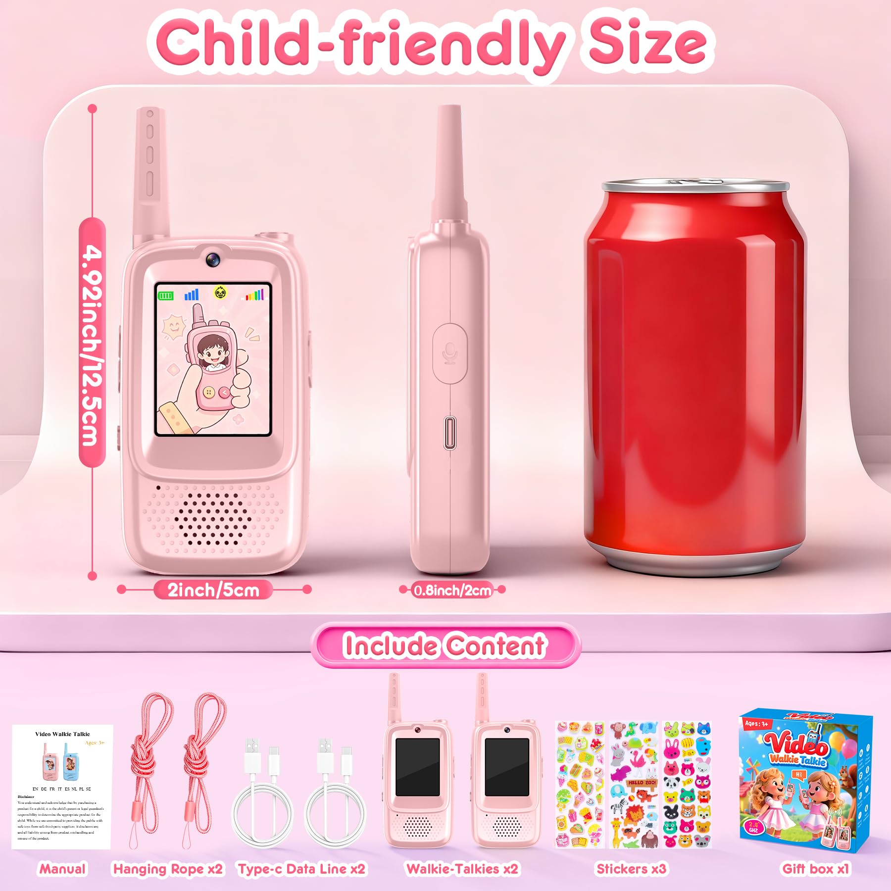 Walkie-Talkie para niños para Exteriores