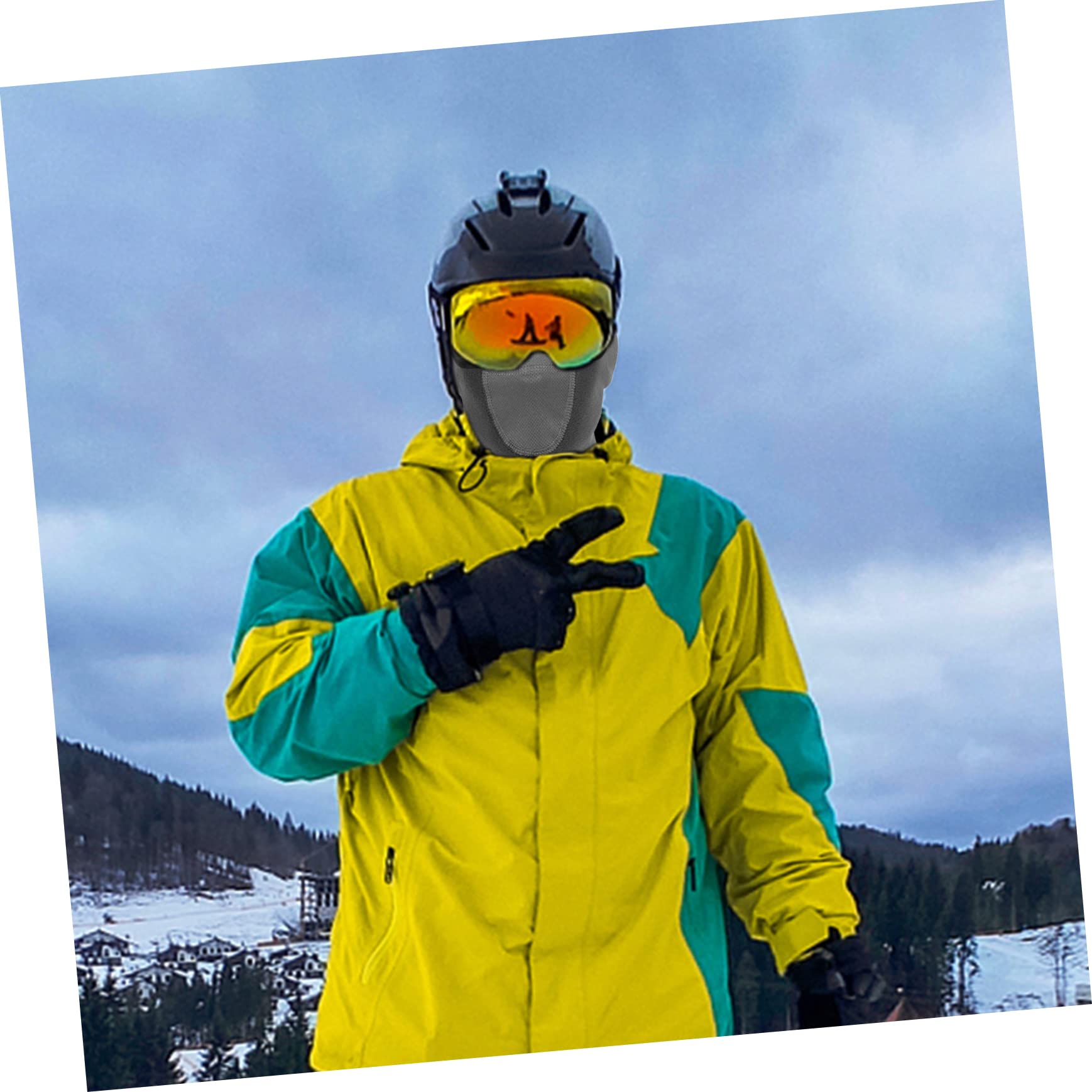 5stücke Wiederverwendbare Halsabdeckung Winddichte Fleece-gesichtsmaske Für Kälte Schutz Für Hals Und Ohren Für Wintersport Und Outdoor-aktivitäten