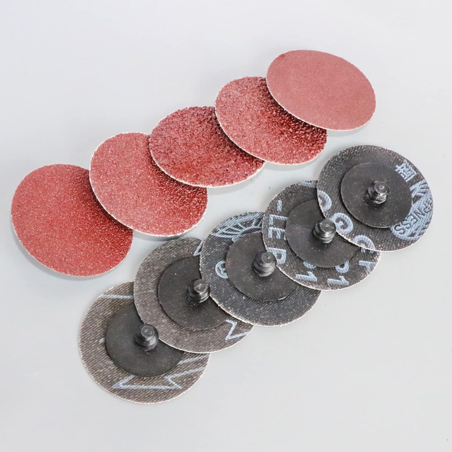 2 "50mm 50pc Quick E Tarcze Do Szlifowania Ziarna Metalowa Szlifierka Do Kondycjonowania Powierzchni Essories, Grit 120