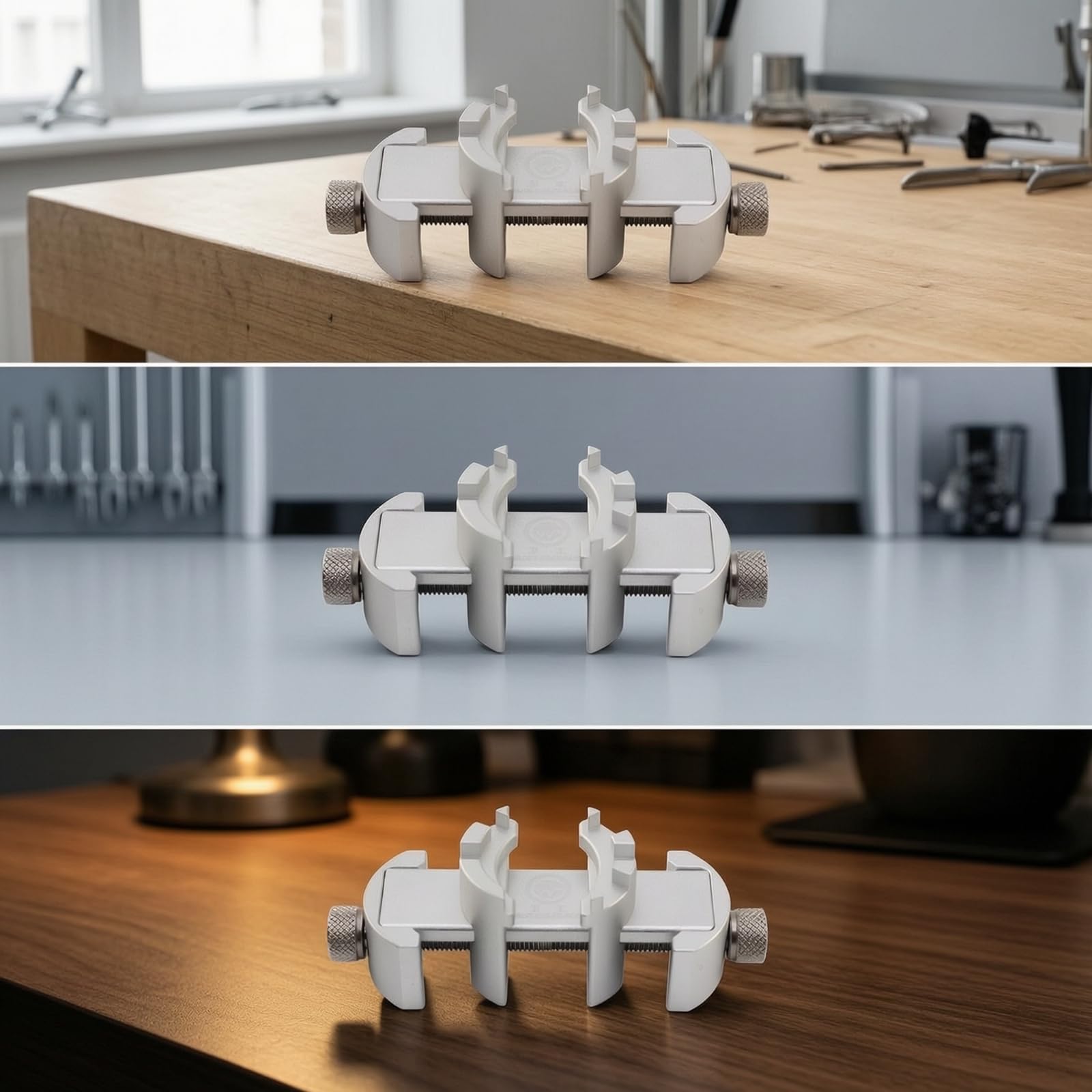 Support de Mouvement de Montre Réglable en Acier