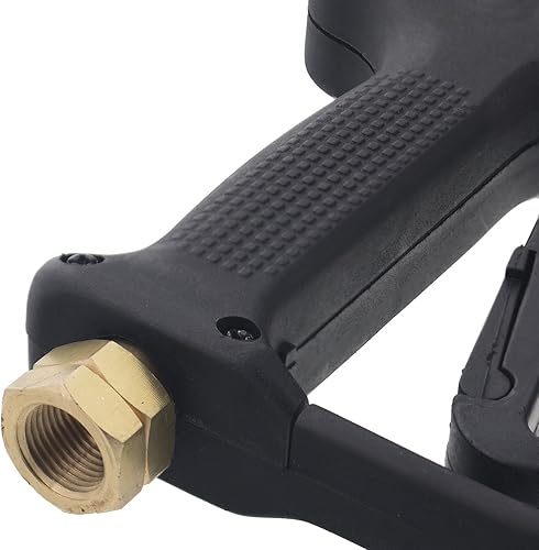 Miniatura 5 de Erie Tools Pistola de lavado a presión de repuesto de 4000 PSI con bloqueo de gatillo de 38 pulgadas. Entrada de 14 pulgadas. Salida hembra 7 GPM