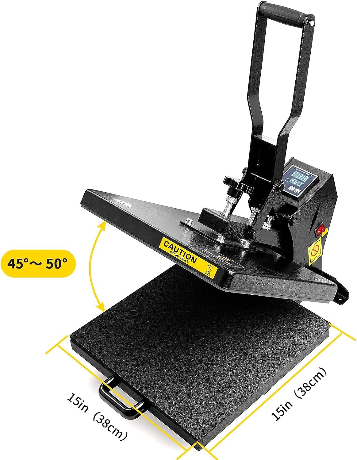 Amazon.com: GOLDORO Pro Heat Press 15 x 