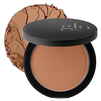 Glo Skin Beauty Pressed Base Powder Foundation, Tawny Medium Buildable Sheer to Full Coverage, Long Wear Face Powder Compact, Pressed Powder Makeup for Smooth, Semi-Matte Finish