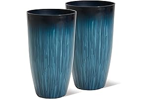 Garden Pots Large Outdoor - Worth Garden 23.5" H. Large Plastic Planters