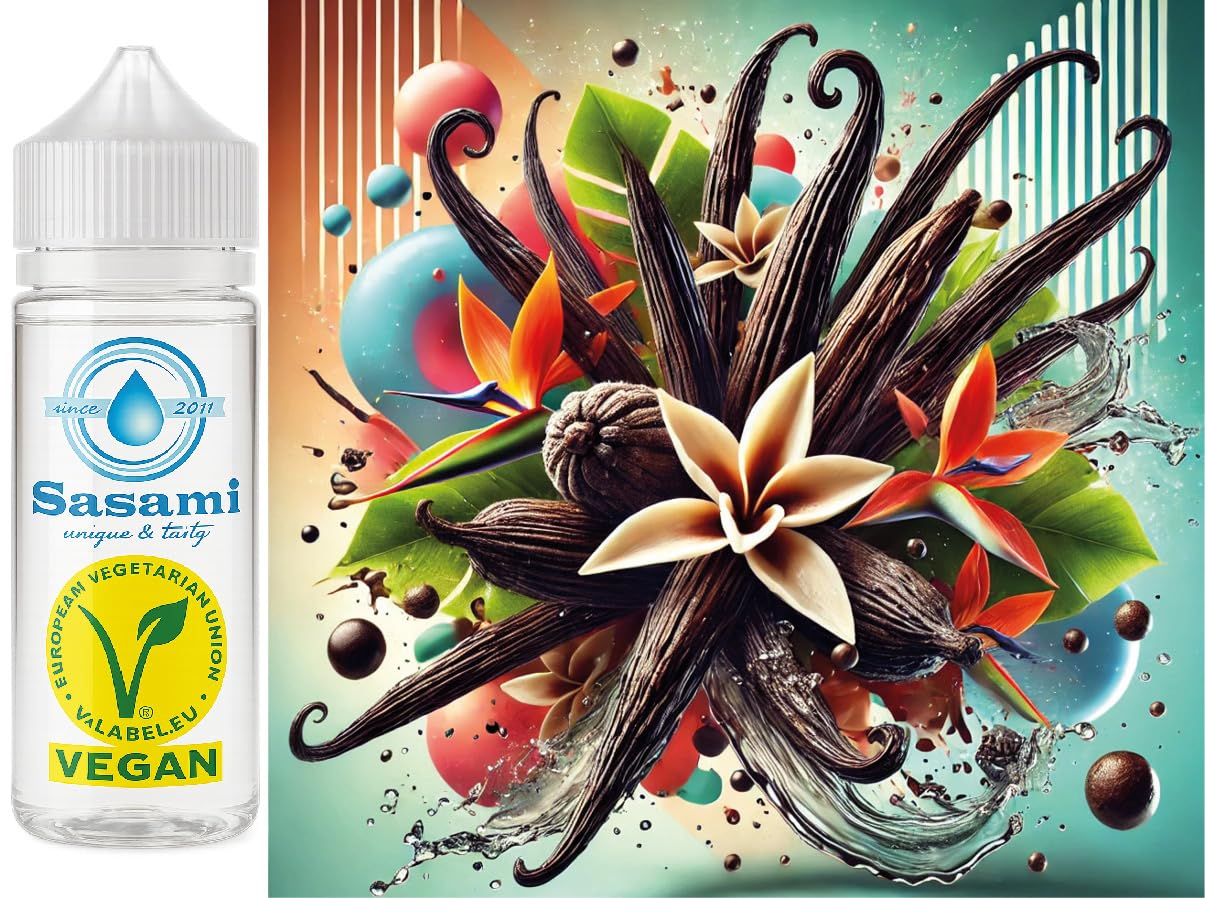 Tahiti wanilia aromat koncentrat – Wegański – Sasami – 100ml