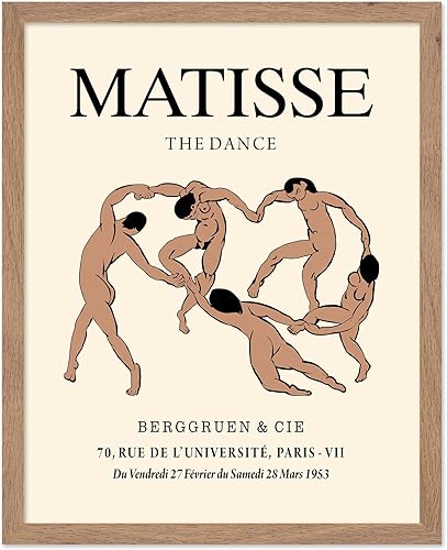 Miniatura 36 de Poster Master Póster vintage de Henri Matisse – Impresión retro de La Musique – Arte de Fauvismo – Arte de pared musical – Regalo para hombres y