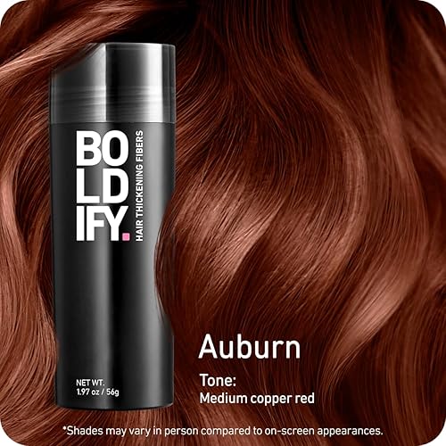 Miniatura 50 de BOLDIFY - Fibras de pelo para el cabello fino (gris), indetectables, botella de 2 onzas; oculta completamente la pérdida de cabello en 15 segundos