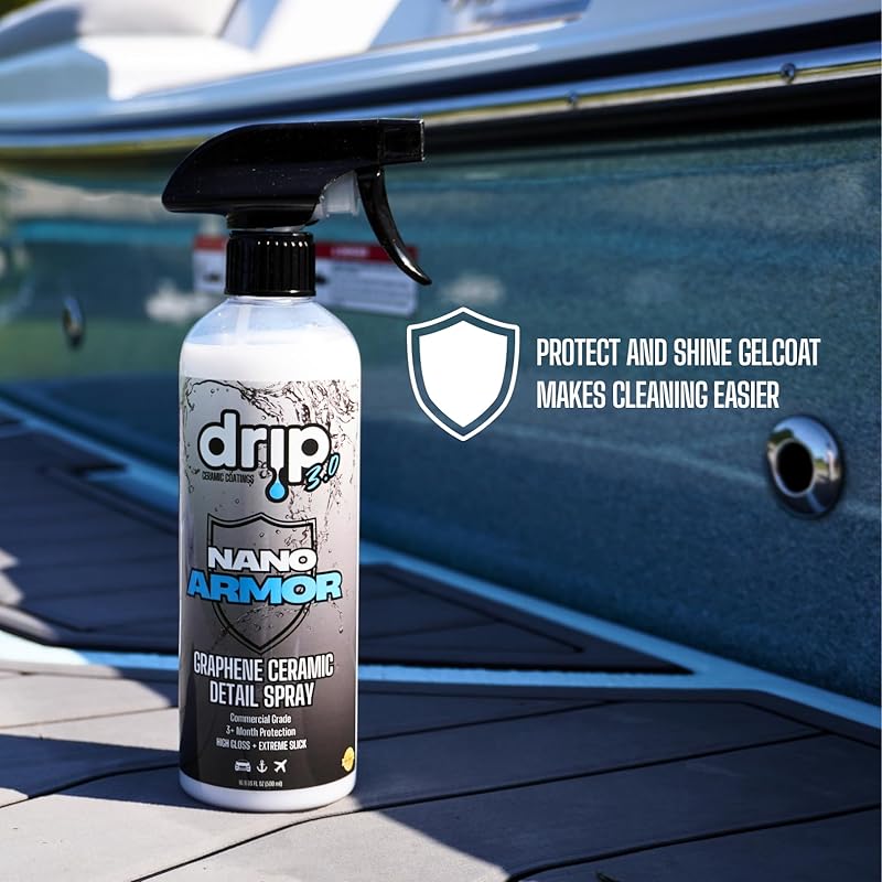 DRIP Graphene Ceramic Detail Spray KIT - Auto, Marine, Aircraft, RV - Protect and Shine