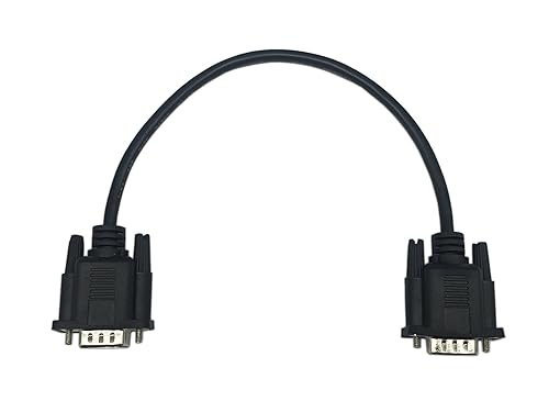 Miniatura 3 de CERRXIAN 1 pie VGA SVGA 15 Pin HD15 macho a macho adaptador de video Monitor Cable para PC portátil TV Porjector (mm)