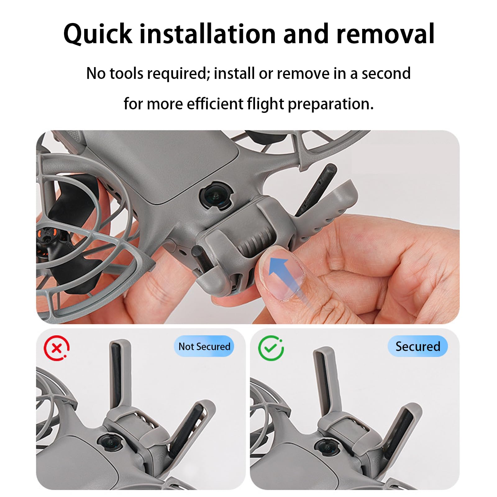 Ricetrasmettitore Digitale Protezione per DJI NEO 2, Antenna Guardia Copertura Accessori