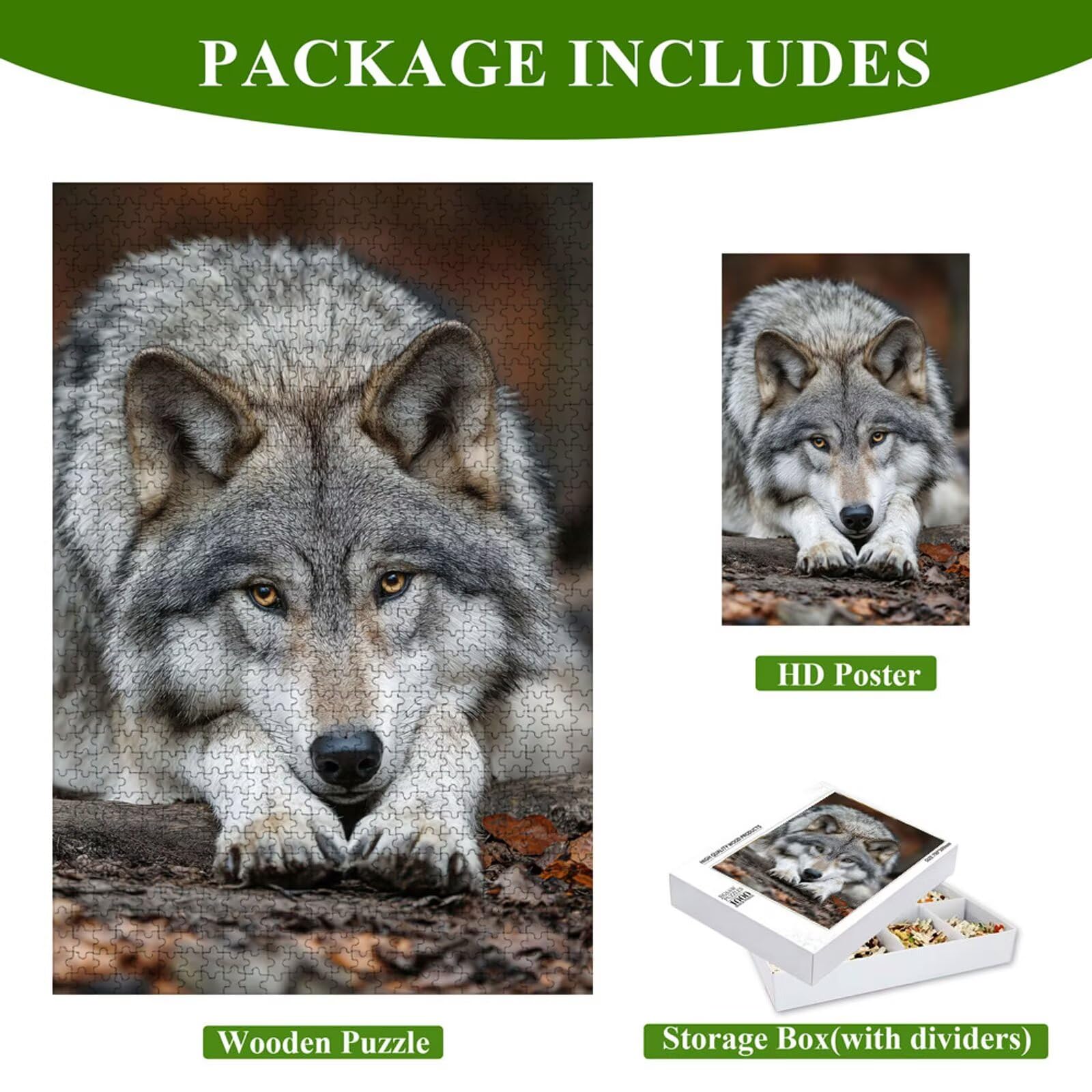 5000 Pezzi Puzzle Adulti - Animale & Animale - Fabbricazione in Legno Robusto (Forma Classica) - Decorazione Murale con Poster - Prodotto Riservato ad Adulti e 14 Anni in Su (181x105cm) P3#1171