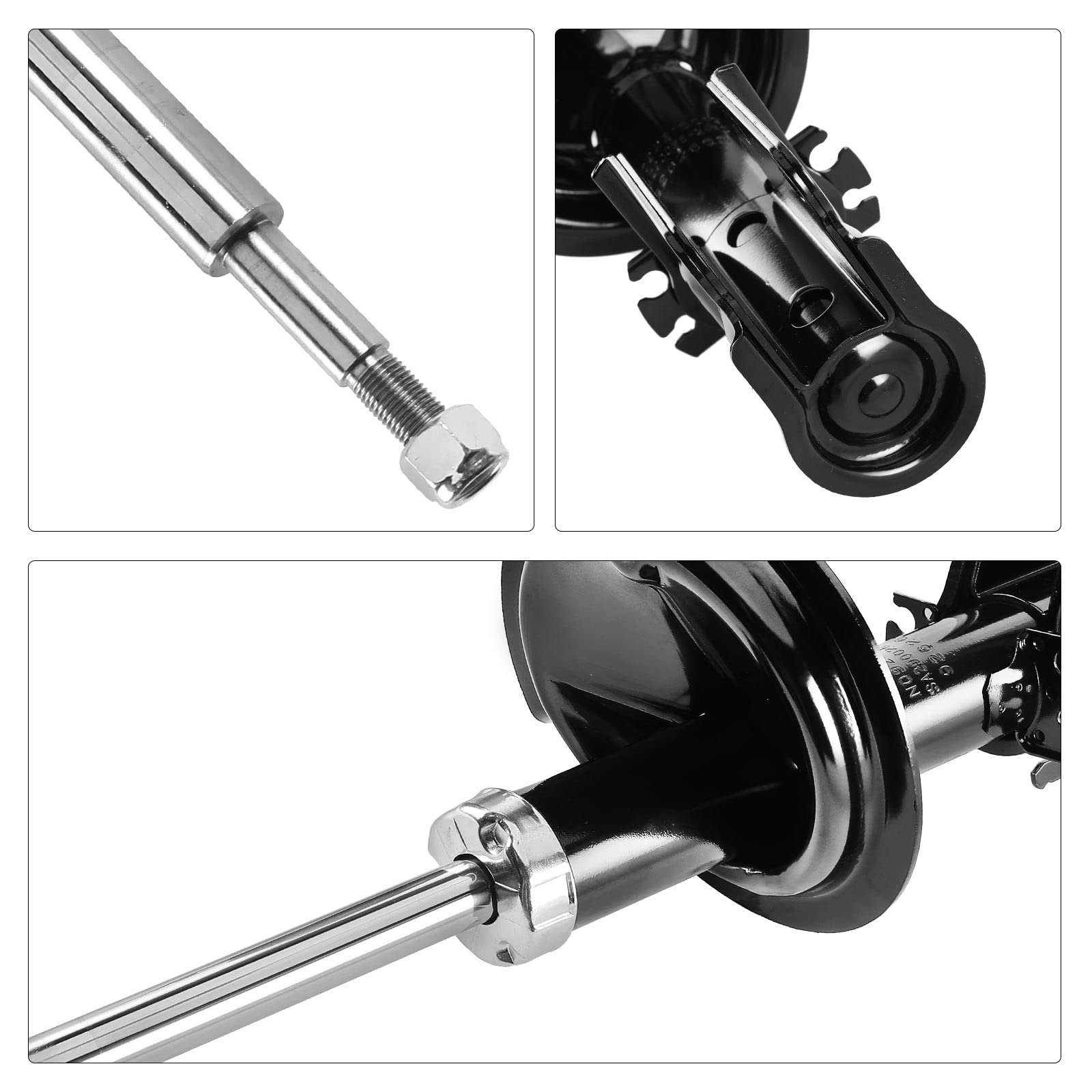 Frankberg 2x Ammortizzatori per sospensioni Ammortizzatori per telaio Anteriore sinistro destro 560mm Pressione del gas Compatibile con Doblo MPV 119 223 Doblo Furgone/MPV 223 Replace# 290026,334631
