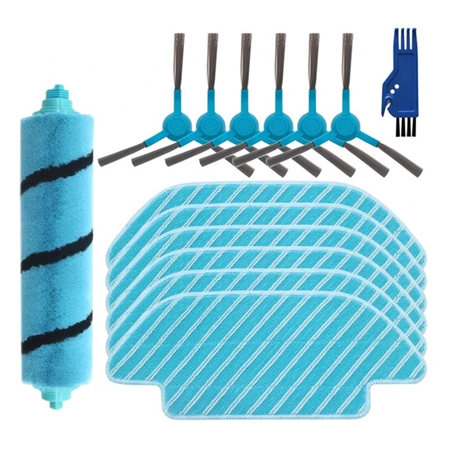 Kits de repuestos for robot barredor. Compatible for Robot aspirador Cecotec Conga 4090 4490 4690 5090 5490 6090, cepillo de rodillo lateral/suave, paño de mopa, trapos, accesorios de rueda ( Color :